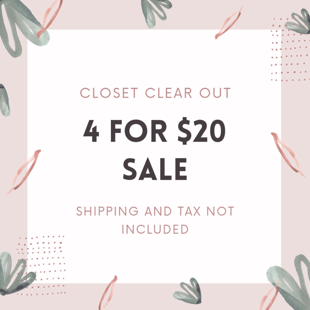 CLOSET CLEAR OUT SALE BUNDLE CLEARANCE DEALS